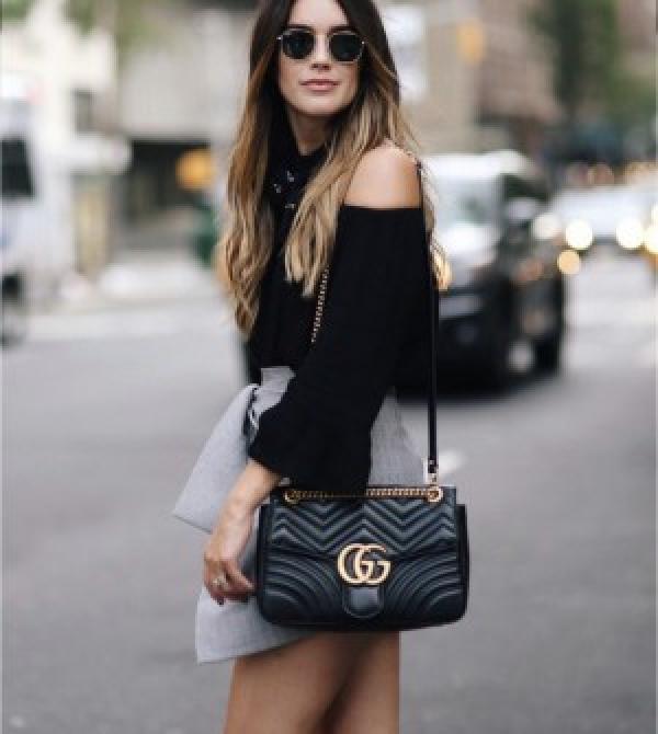 Gucci Marmont Black WITH ORIGINAL BOX 184