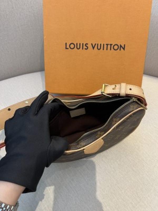 Louis Vuitton LV Croissant can praise pea old flower one shoulder crossbody bag Combo With box 1756