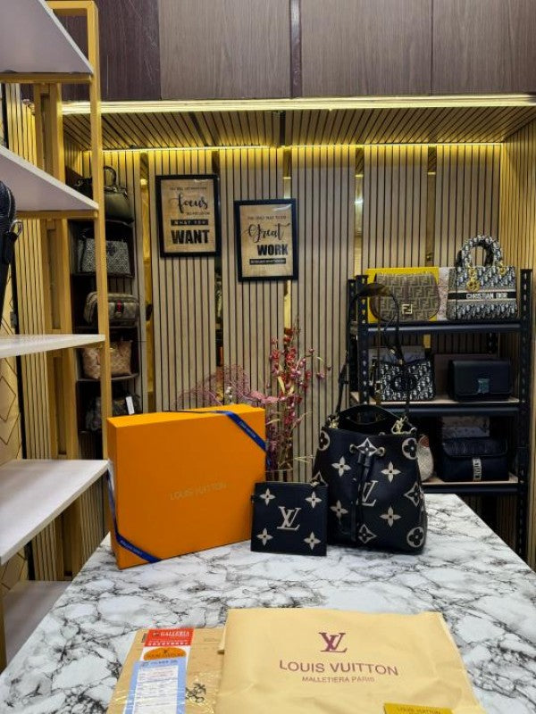 louis vuitton neonoe shoulder bag with og box and dust bag premium quality