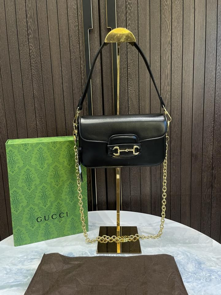 Gucc i horsebit 1955 small shoulder bag with magnet box 531