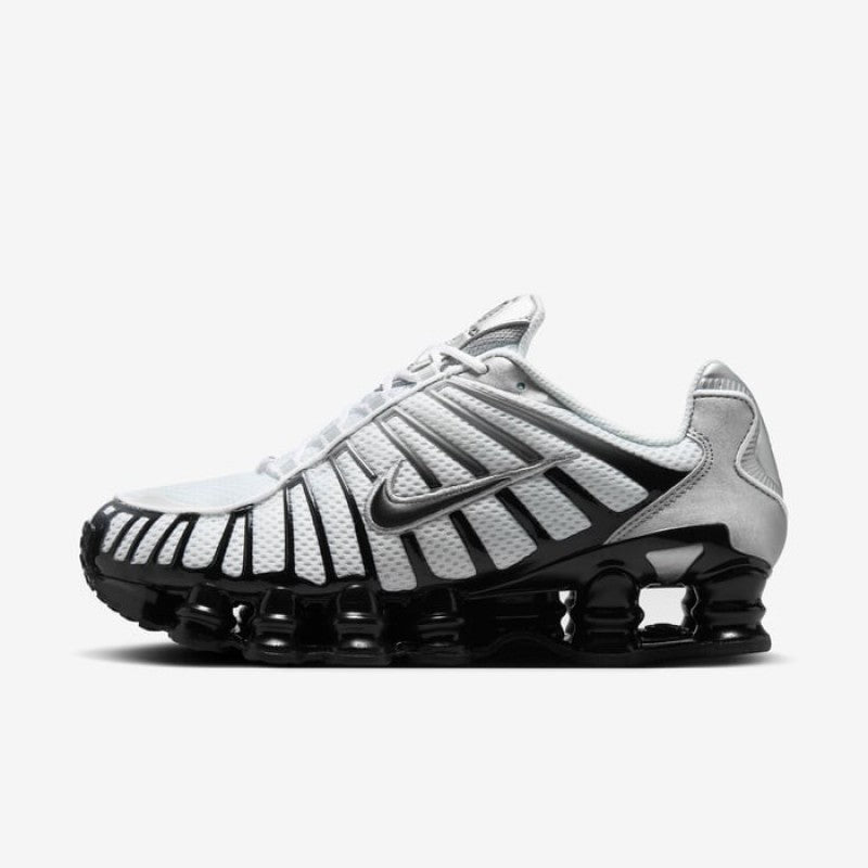 Nikee Shox TL Metallic Silver White Black #215