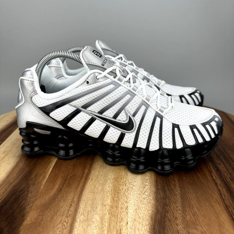 Nikee Shox TL Metallic Silver White Black #215