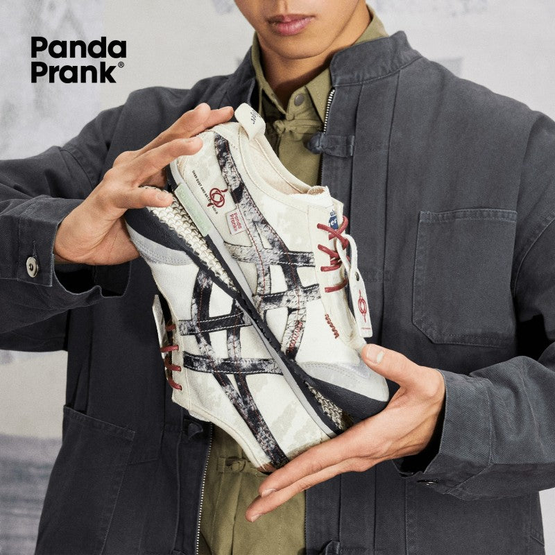 Onitsuka Tiger Mexico 66 Panda Prank Custom 222