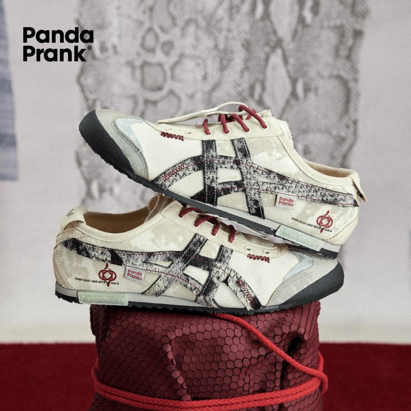 Onitsuka Tiger Mexico 66 Panda Prank Custom 222