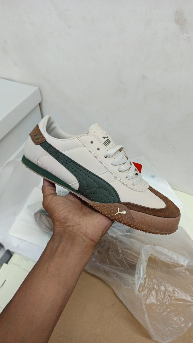 Pum.a bella ut leather beige green gum 227