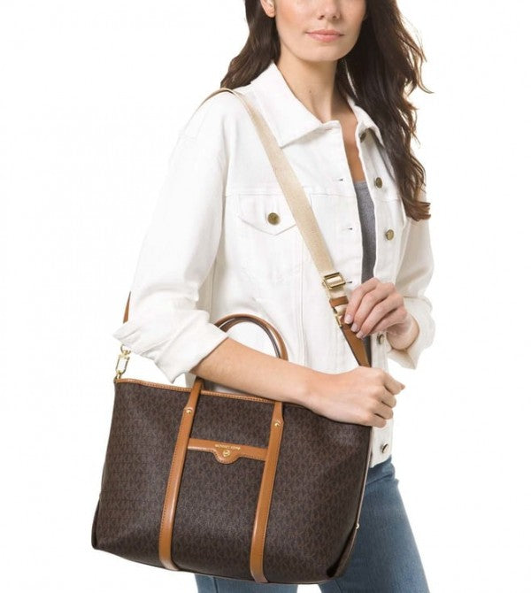 Michael kors tote bag with dust bag (23011 coffe brown)