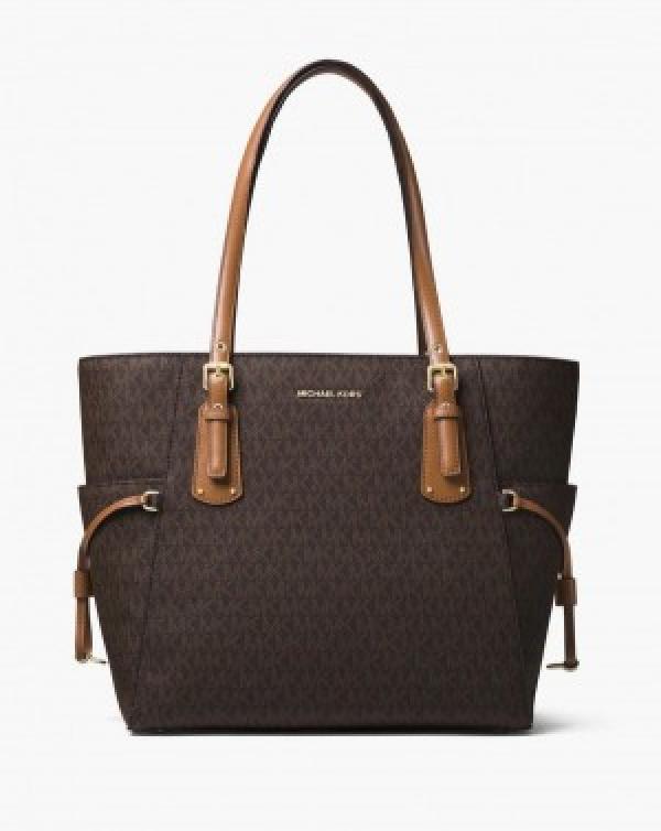Michael kors voyager jet set print tote bag with dust bag 423