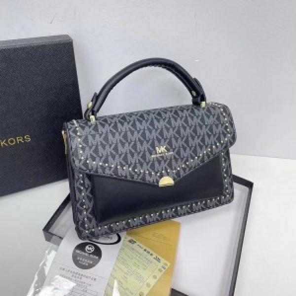 MICHAEL KORS logo print Maeve crossbody with box 1730