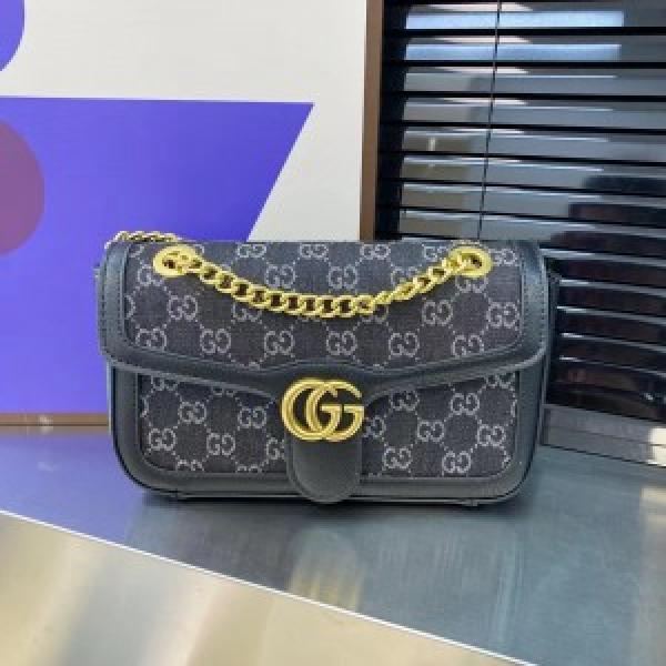 GUCCI GG MARMONT SHOULDER BAG WITH DUST BAG FOLDING BOX 1700