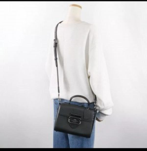 Coach Khaki Morgan Mini Satchel with box 1913