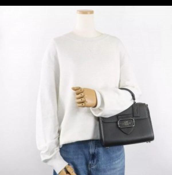 Coach Khaki Morgan Mini Satchel with box 1913