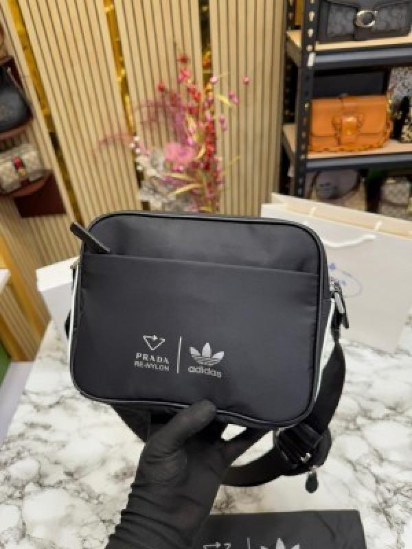 Prada  X  Adidas  Re Nylon  Shoulder  Bag  With  OG  Box  And  Dust  Bag  Including  CarryBag