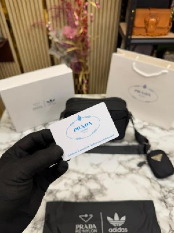 Prada  X  Adidas  Re Nylon  Shoulder  Bag  With  OG  Box  And  Dust  Bag  Including  CarryBag