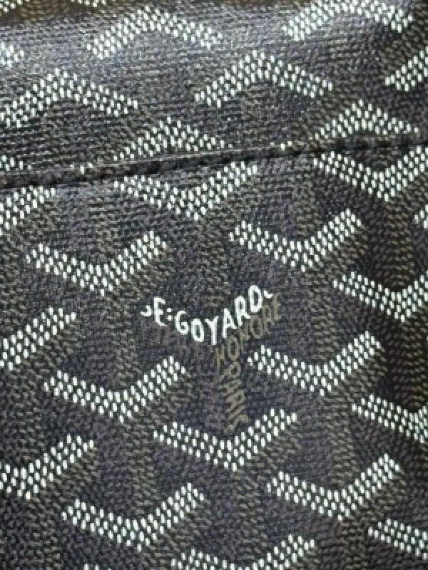 Goyard Belvedere Crossbody Bag PM With Box And Dust Bag (Black)