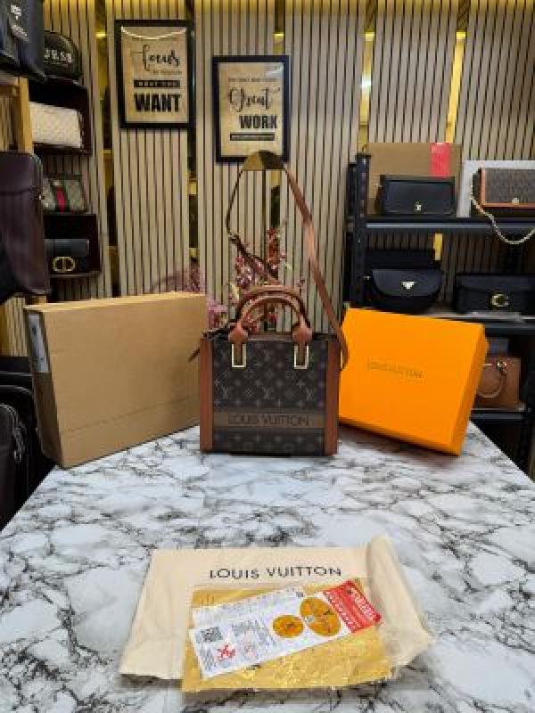 Louis Vuitton Sac Plat BB With Double Og Box And Dust Bag (Brown)