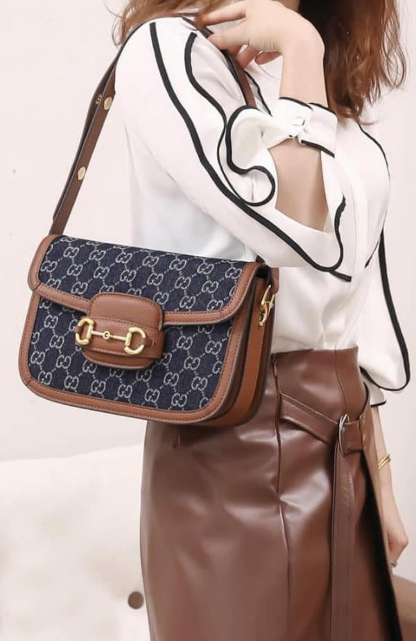 Gucc I horsebit 1955 small shoulder bag 402