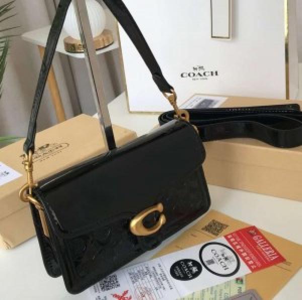 coach georgie flower daisy embroidery tabby shoulder bag with box 2074