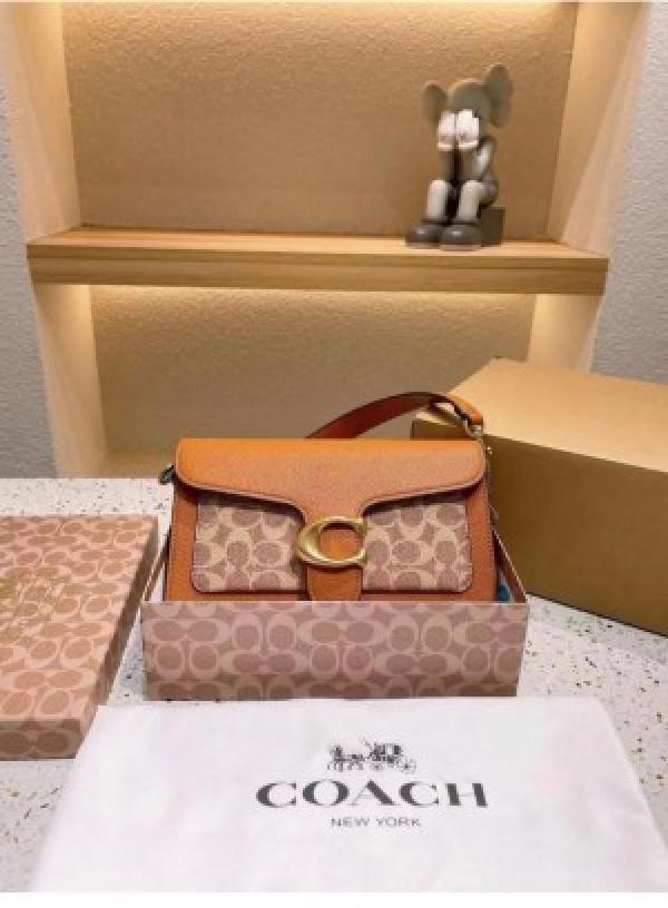 COACH tabby sig cc 26 leather shoulder bag with box 893