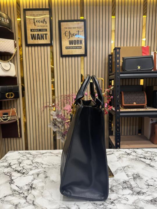 GUESS ELAVATE TOTE WITH DUST BAG PREMIUM QUALITY (BLACK)