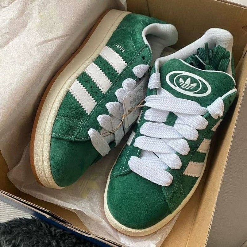 . campus 00s green suede quality