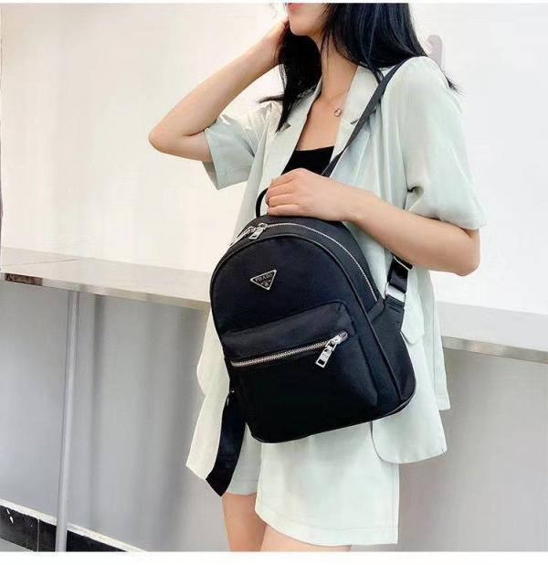 Prada water resistant nylon fabric backpack 5476
