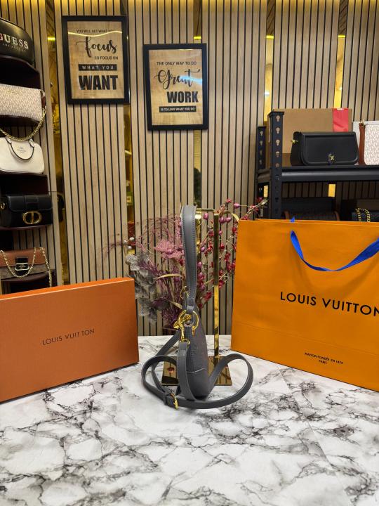 Louis Vuitton Pochette With Box And Dust Bag Including Carry Bag (Grey)
