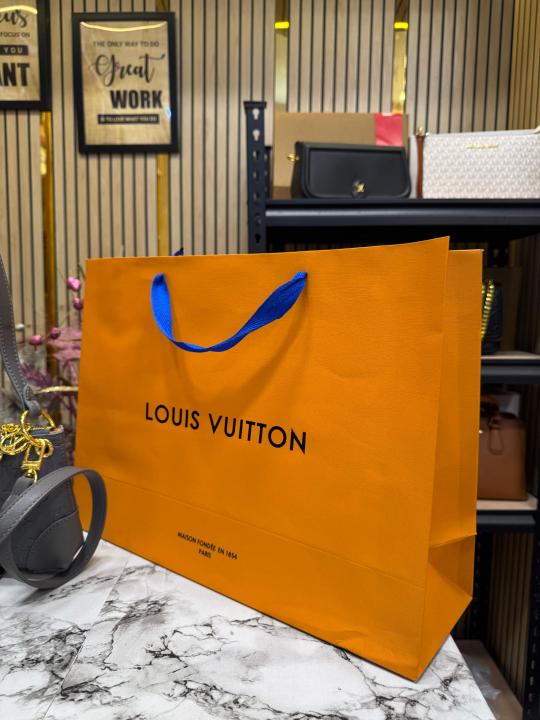 Louis Vuitton Pochette With Box And Dust Bag Including Carry Bag (Grey)