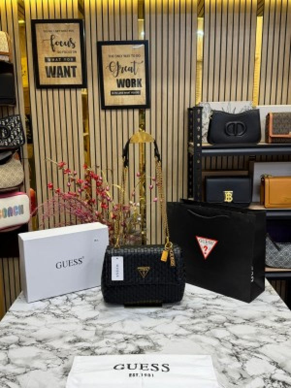 Guess Lisbet Convertible Crossbody Flap Bag With Box And Dust Bag Including CarryBag