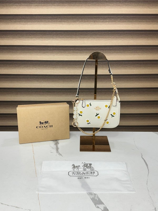 Coach Nolita 19 Daisy Sling Bag With Box Dust Bag Sling Chain
