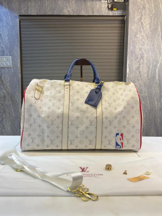 Louis Vuitton Brown NBA Edition Monogram Premium Travel Duffel Bag 5490