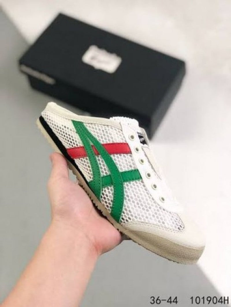 Onitsuka Tiger Mexico 66 Sabot Half Cut Shoe Sneaker White Green