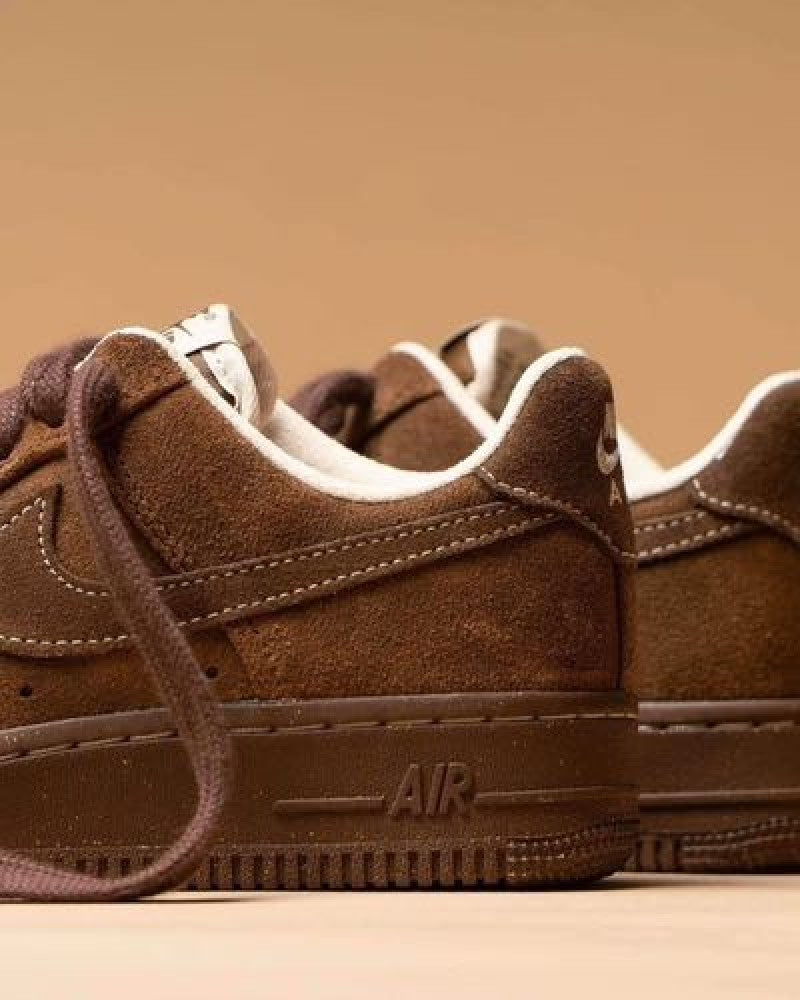 Nikee Airforce 1 Low Suede Cacao Wow