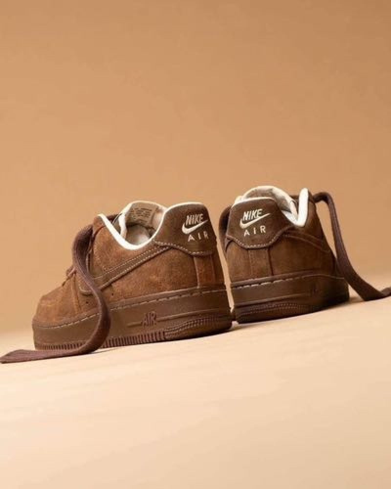 Nikee Airforce 1 Low Suede Cacao Wow