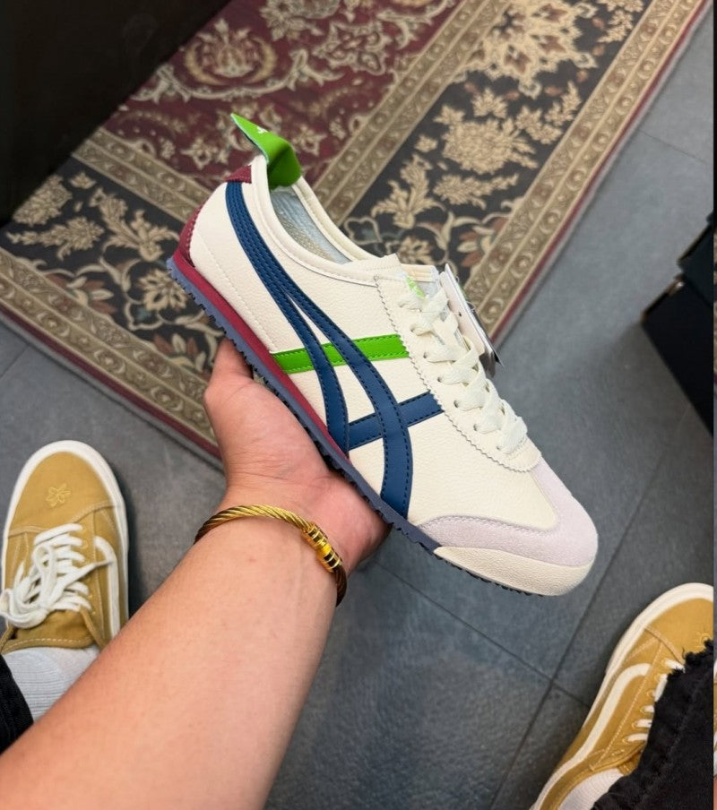 Onitsukaa Tiger Mexico 66 Cream Mako Blue