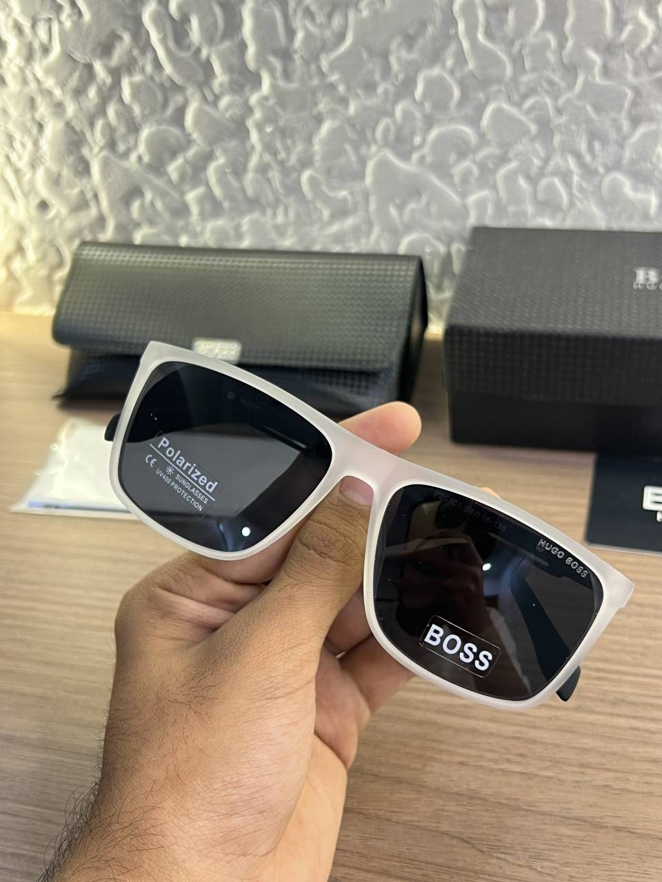 Hugo boss 25503 grey black