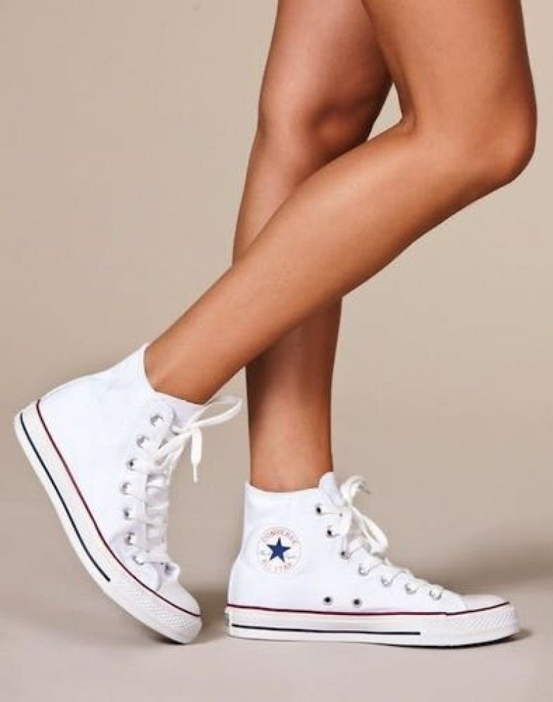Convers Mens All Star High Canvas White