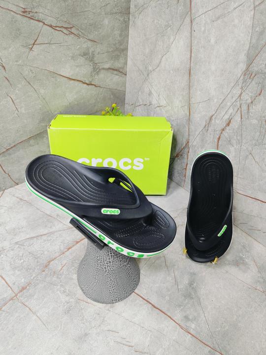 CROC S BAYABAND BLACK GREEN 1095