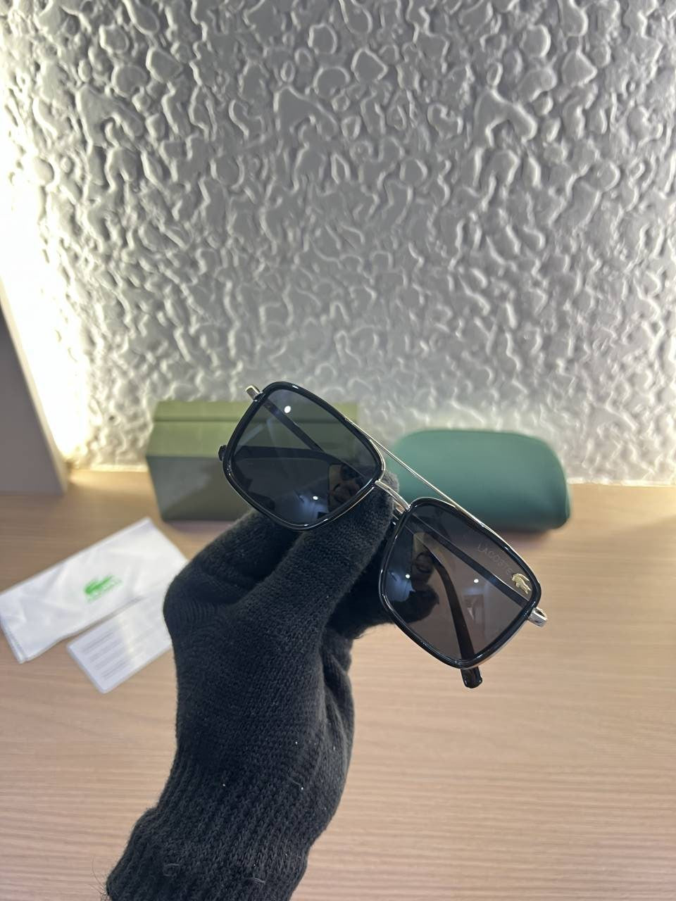 Lacostte 138 black silver