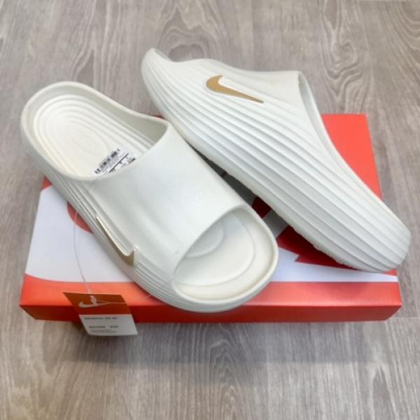 118 Nike React X Rejuven8 Cream Gold Slides