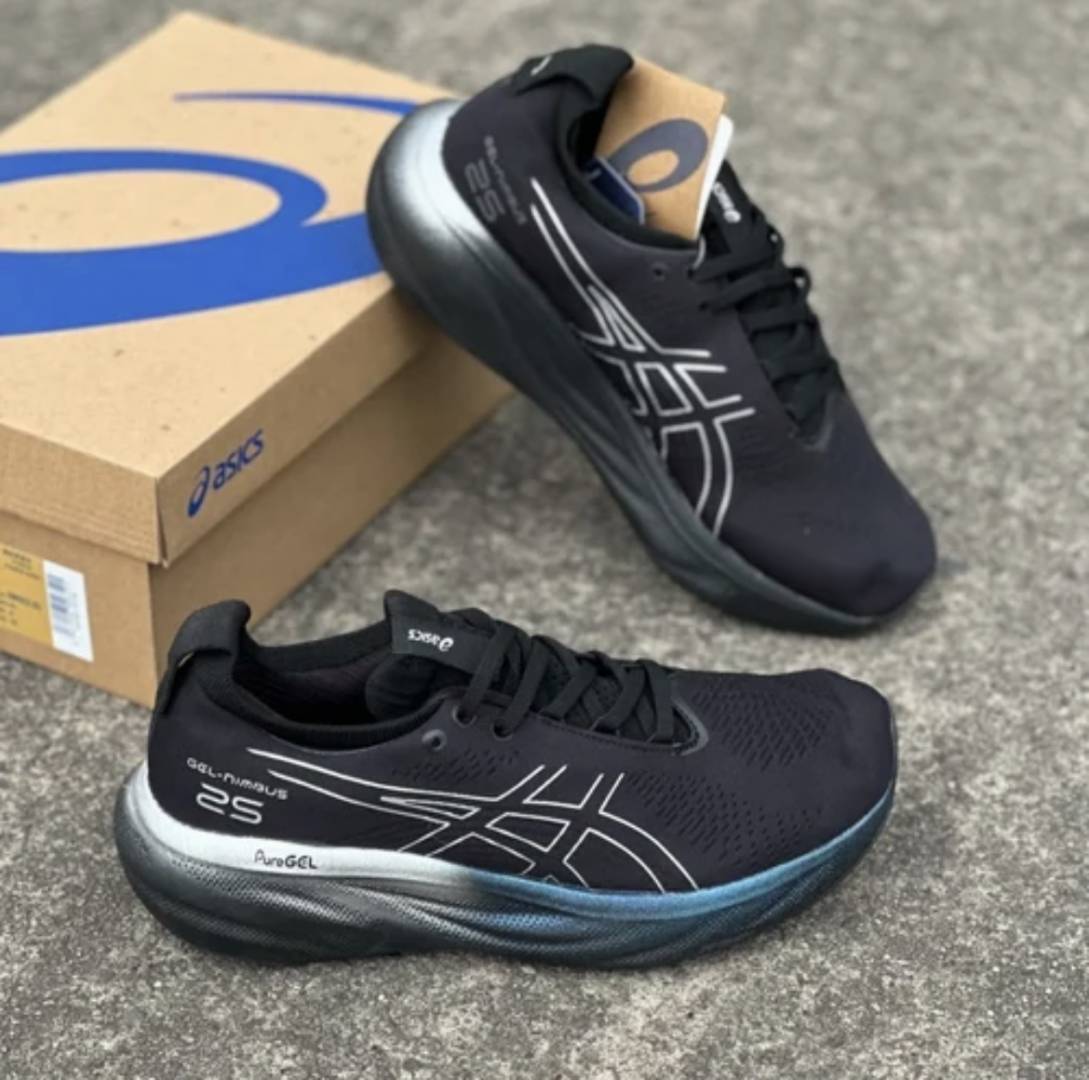Asic.s Gel Nimbus 25 Platinum Black