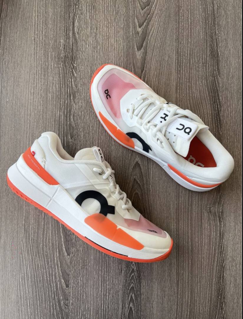 On Cloud X The Roger Pro 2 White Flame