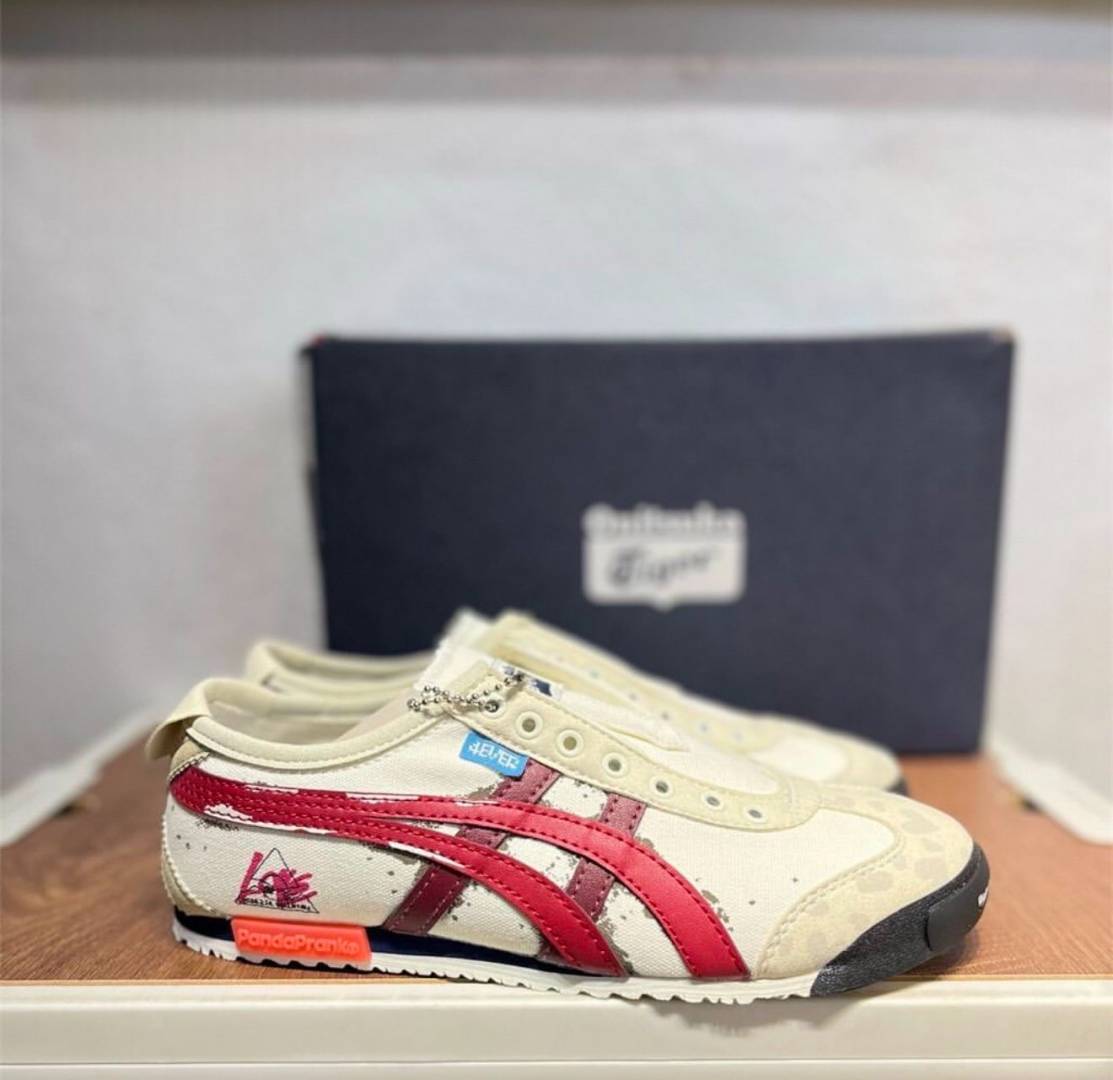 Onitsuka Tiger X Panda Prank Mexico 66 Slipon CreamRed