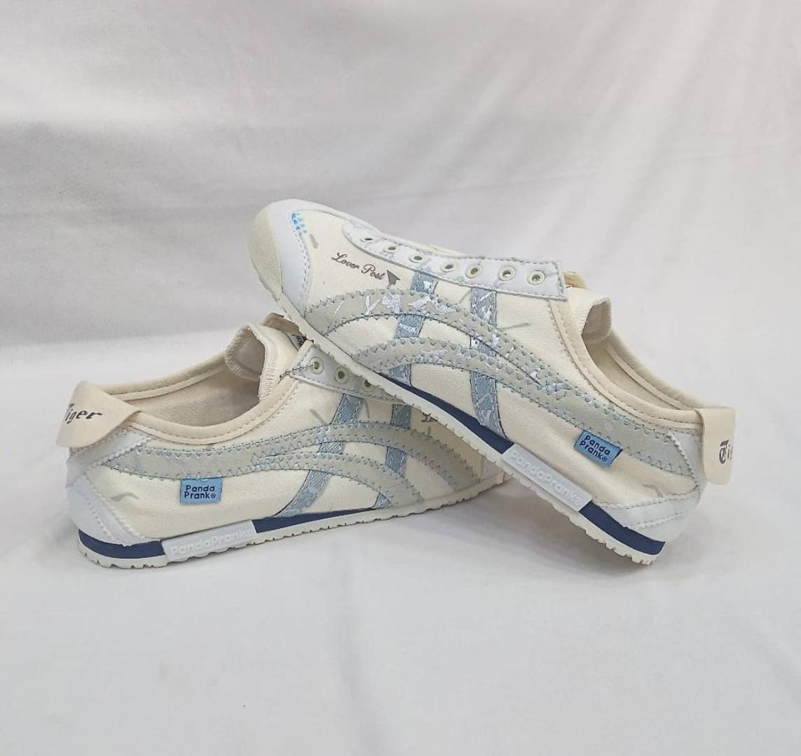 Onitsuka Tiger X Panda Prank Mexico 66 Slipon WhiteBlue
