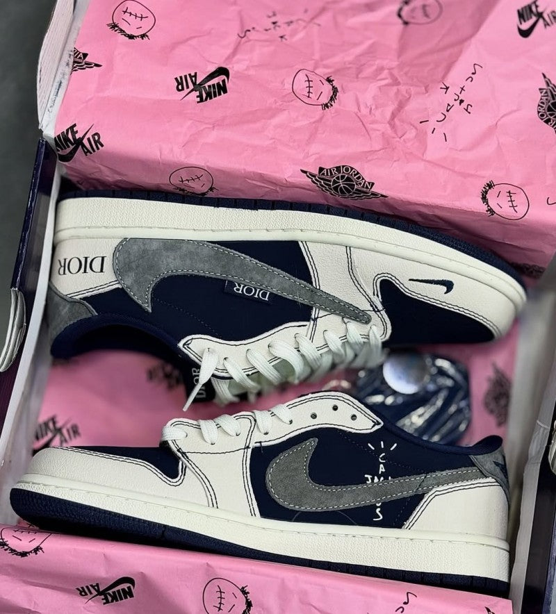 Dio.r Air jordan retro 1 x travis scott navy blue 209