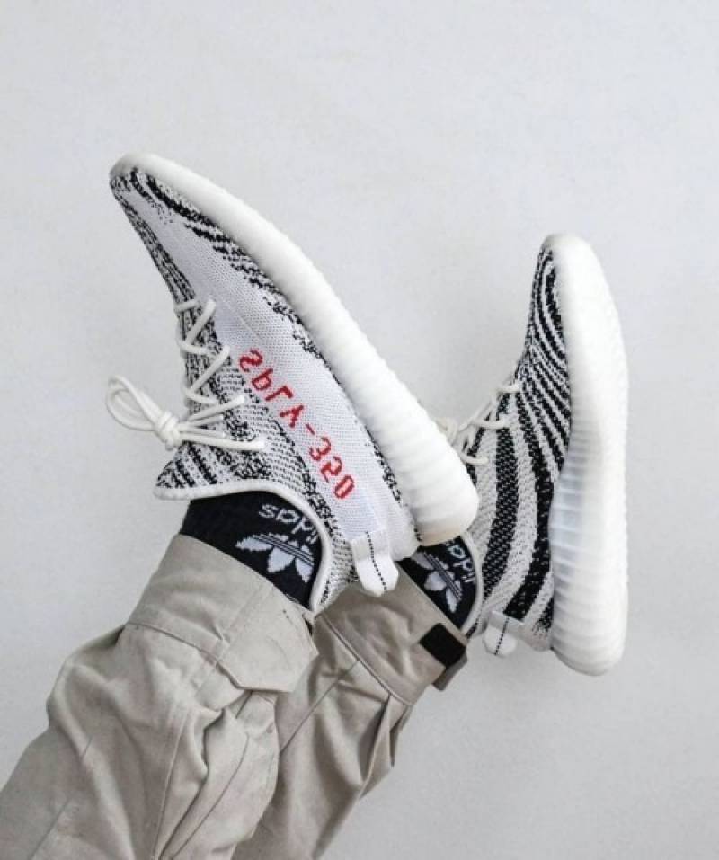 ADID AS YEEZY 350 ZEBRA WHITE