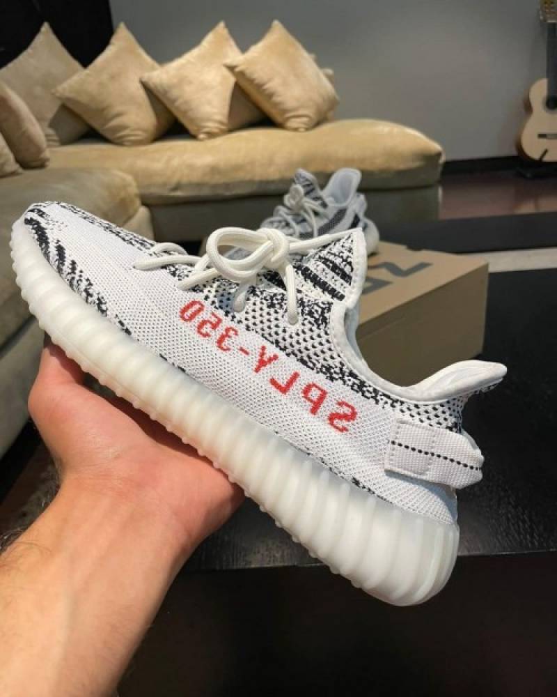 ADID AS YEEZY 350 ZEBRA WHITE
