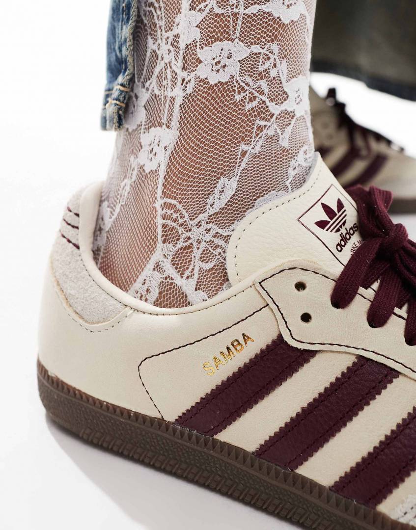 Adida.s Samba Wonder White Maroon