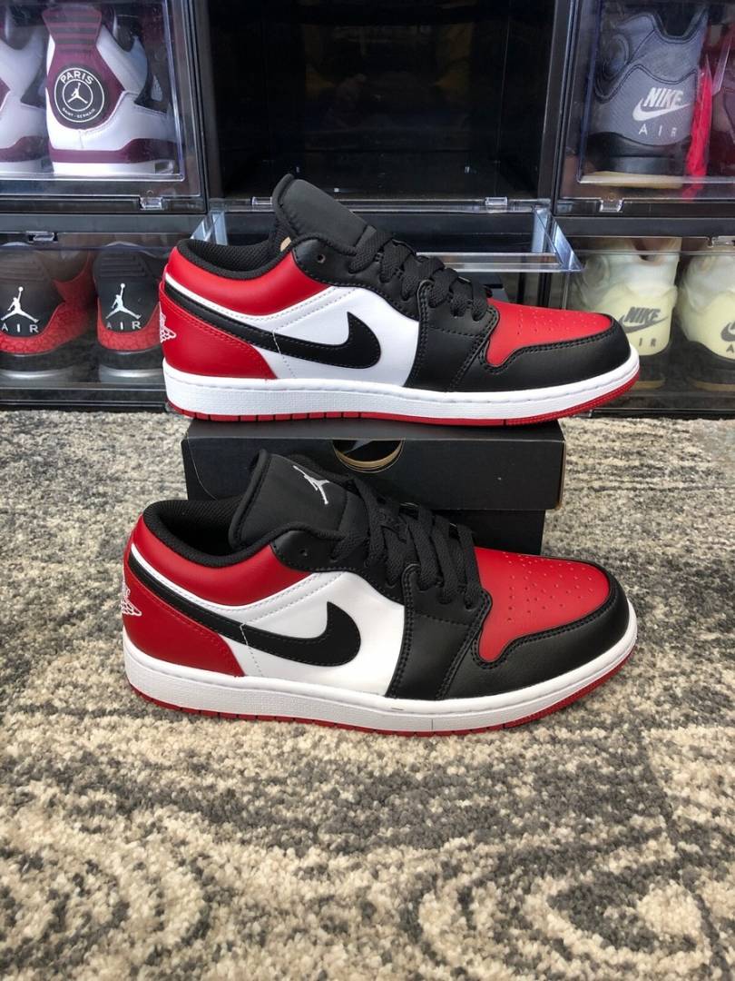 Semi UA Air Jordan 1 Low Bred Toe