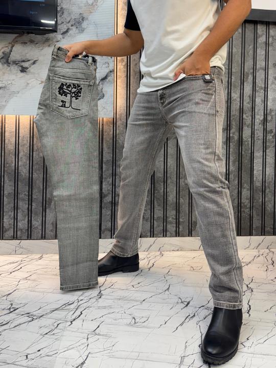 LOUIS VUITTON IMPORTED ARTICLE GREY SHADE DENIM JEANS MR137