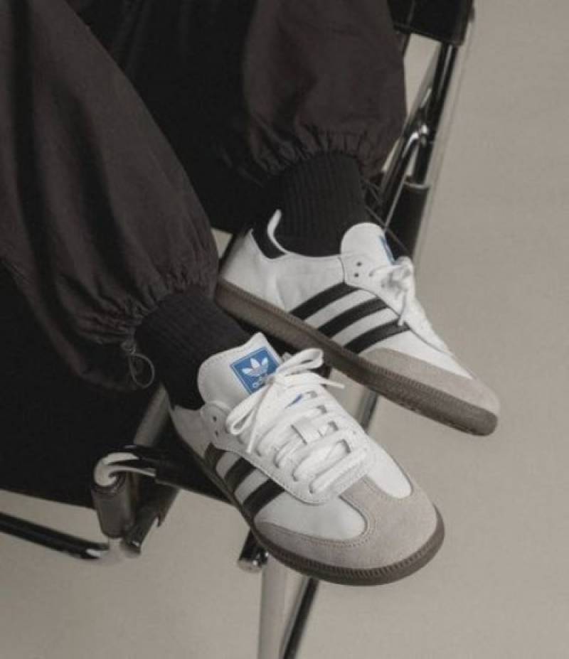 Adidas Samba White Black Men Sneakers Fixx